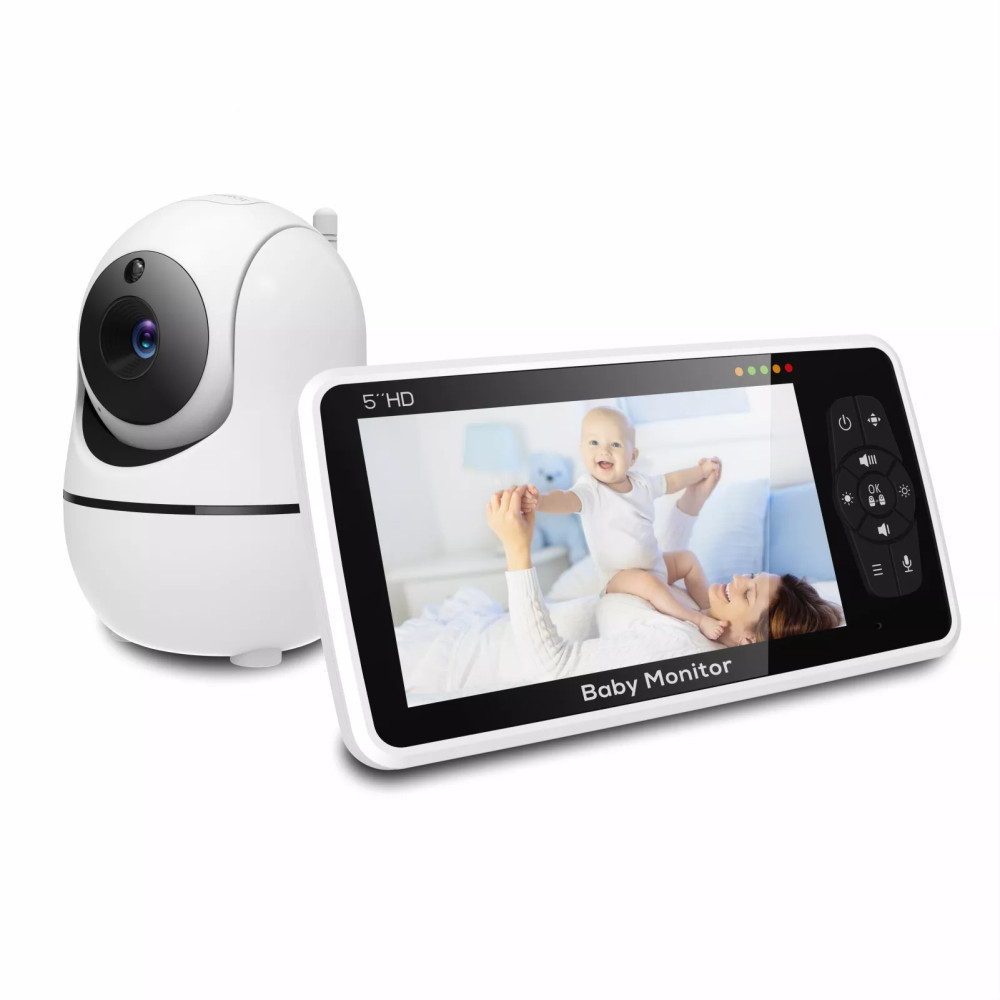 Baby Monitor Split Screen - Nowa elektroniczna niania 5 Cal z