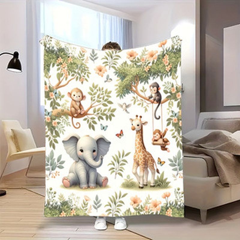 Baby Nursery Giraffe - Kocyk dla niemowląt VIKAMA z motywem