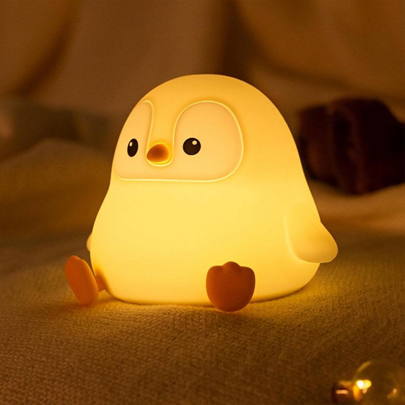 Baby Nursery Table Lamp - Urocza lampka nocna w kształcie pingwina,