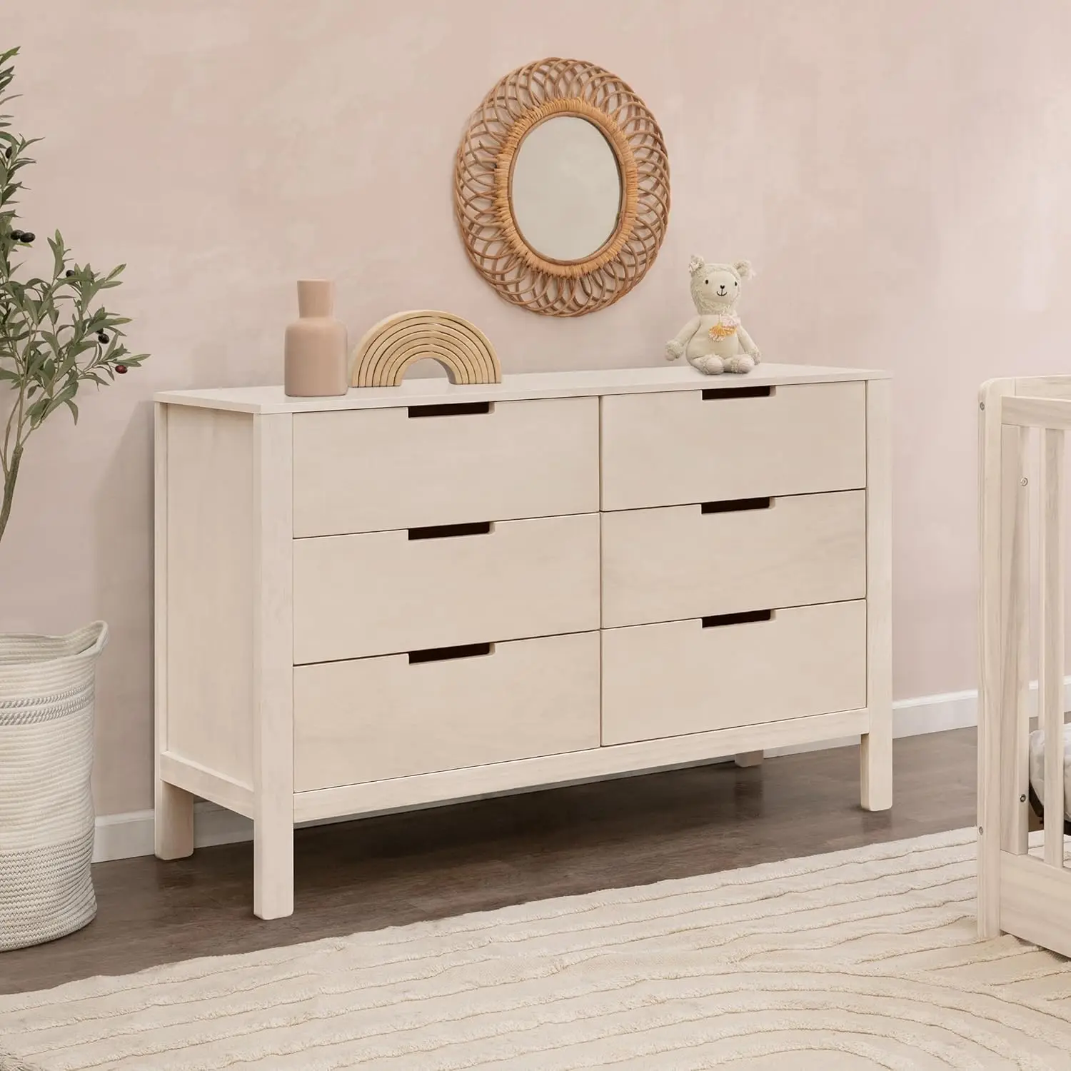 Baby Nursery Chest Of Drawers - Podwójna komoda do pokoju dziecięcego, komoda