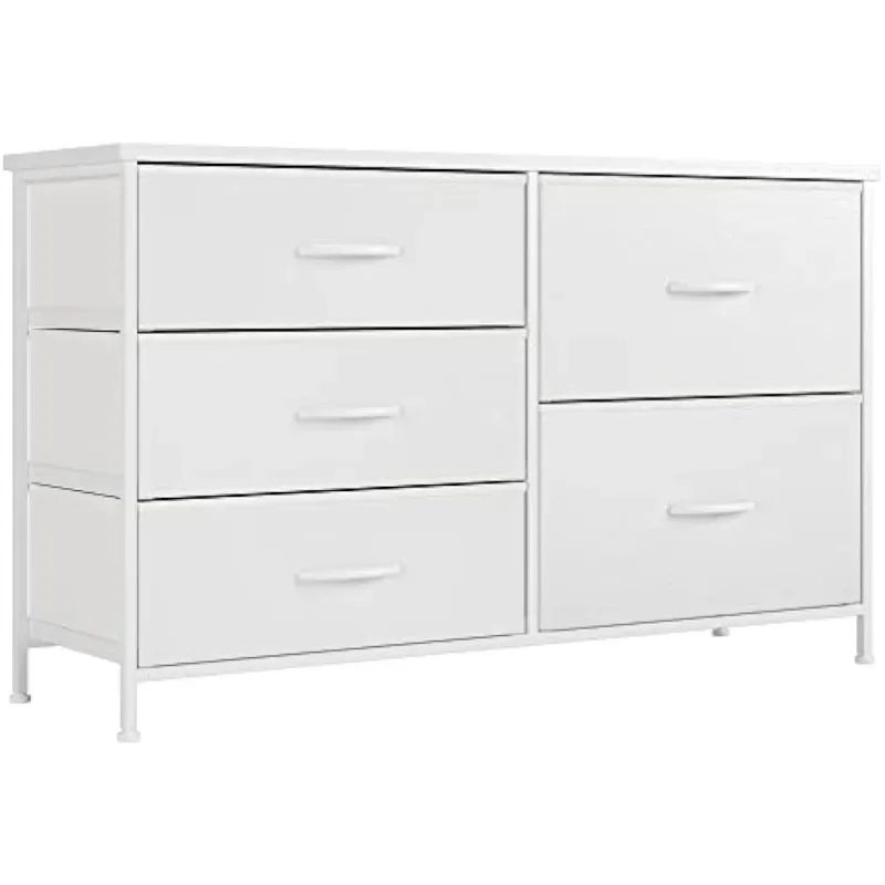 Baby Nursery Chest Of Drawers - Biała komoda do sypialni z 5