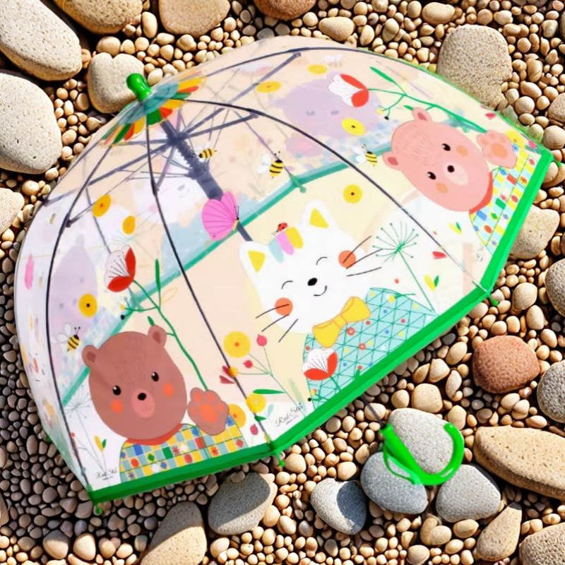 Baby Nursery Water - Lekki Przezroczysty Parasol Łukowy dla Niemowląt