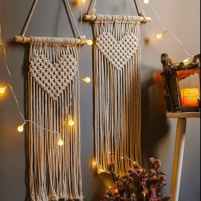 Baby Nursery Hanging Decor - Drewniana dekoracja ścienna w stylu boho