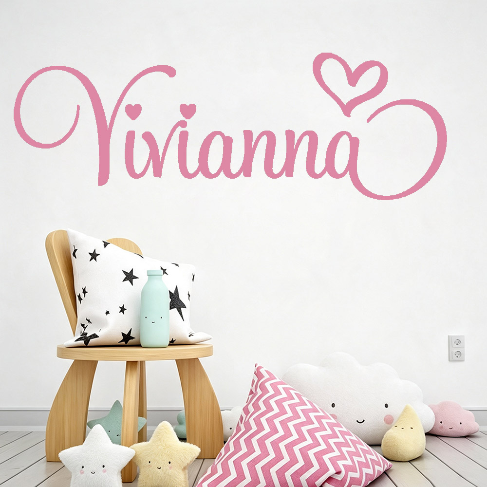Baby Name Wall Art - Naklejki na ścianę do pokoju dziecięcego,