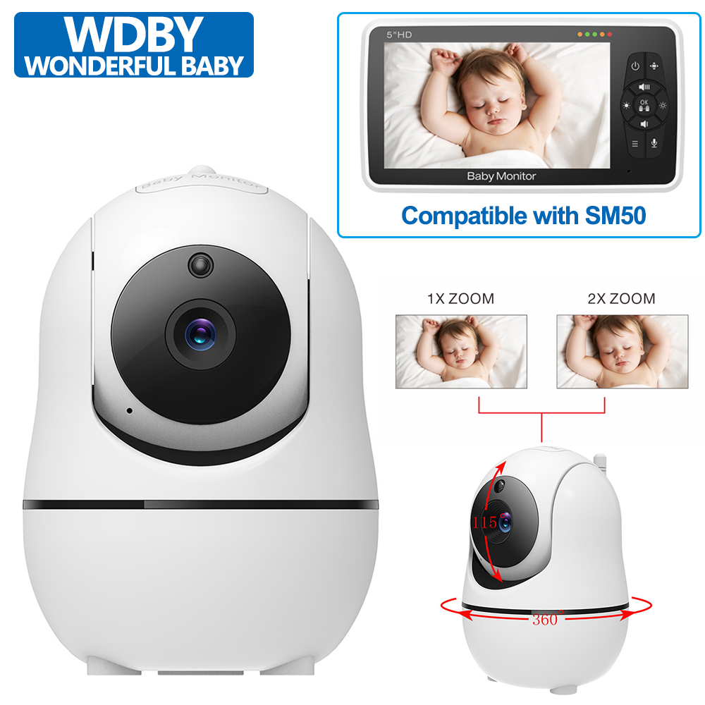 Baby Monitor Split Screen - Oddzielna kamera do elektronicznej niani SM50,