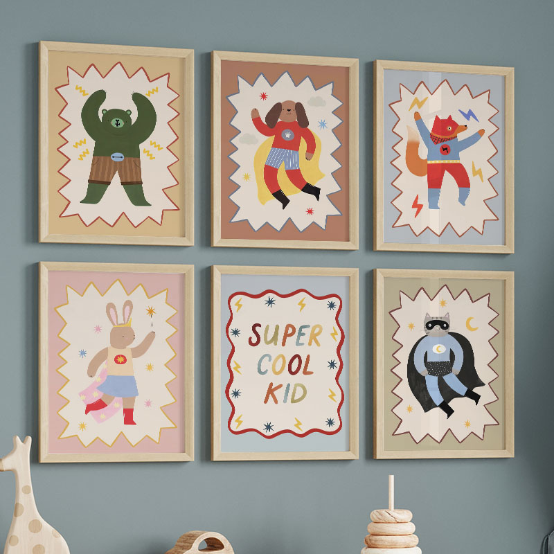 Baby Nursery Ideas - Zabawne Kreskówkowe Super Fajne Obrazy na