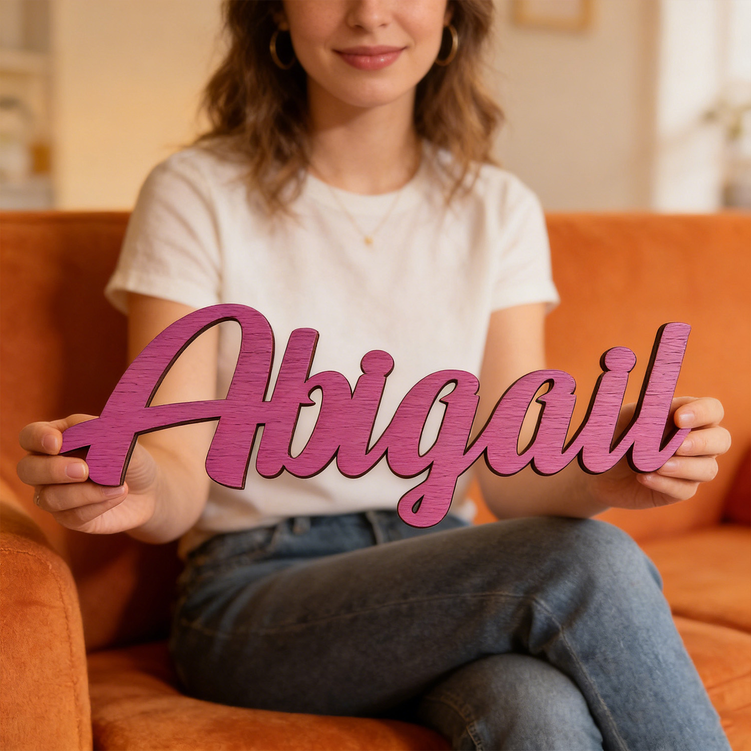 1 szt. Personalizowana drewnia – Baby Name Wall Art recenzja i cena