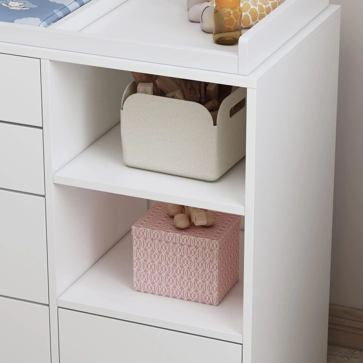 Komoda do pokoju dziecięcego,  – Baby Nursery Chest Of Drawers recenzja i cena