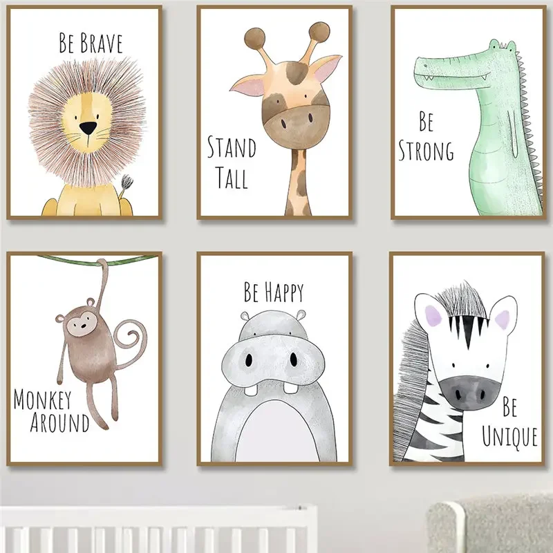 Plakaty do pokoju dziecięcego  – Baby Nursery Giraffe recenzja i cena