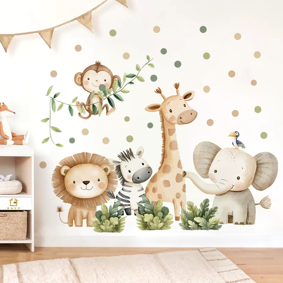 Naklejki ścienne Boho Las Zwie – Baby Nursery Giraffe recenzja i cena