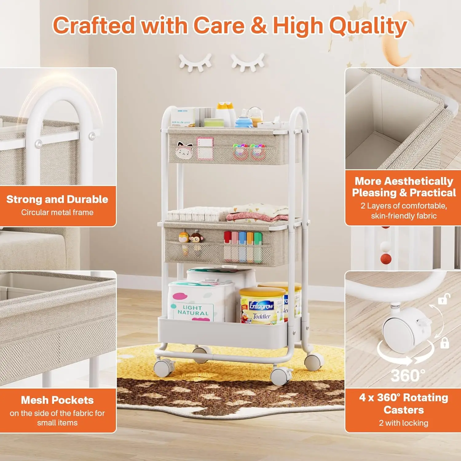 Organizer na pieluchy dla niem – Diaper Caddy Organizer recenzja i cena