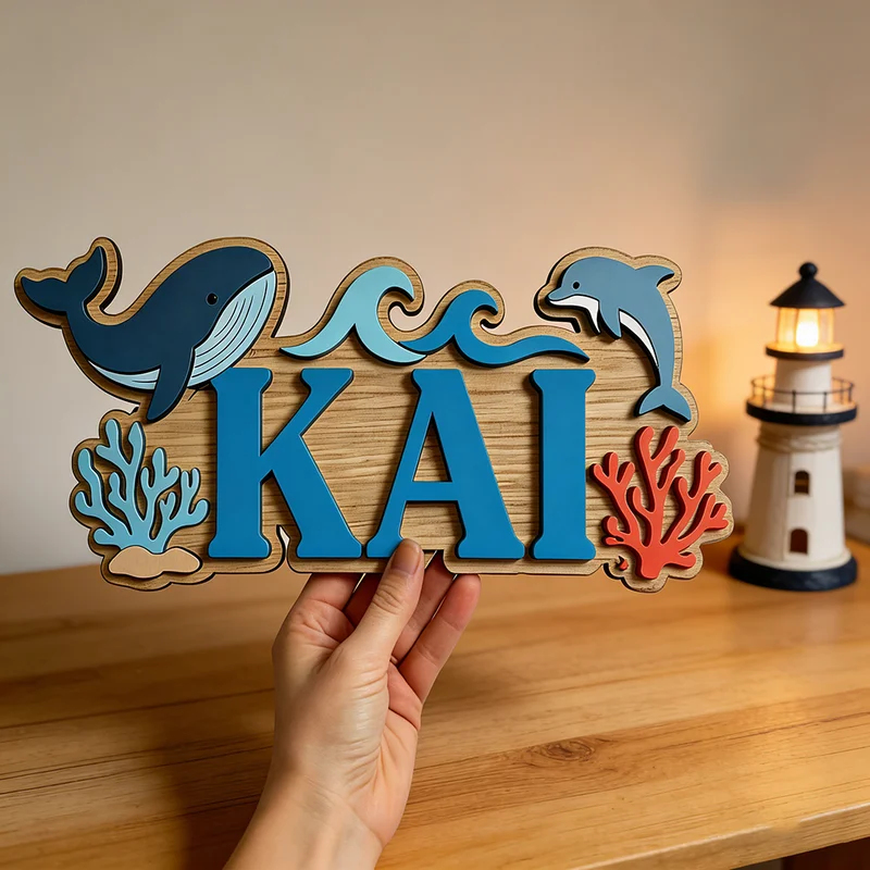 Drewniany znak z imieniem na z – Baby Name Wall Art recenzja i cena