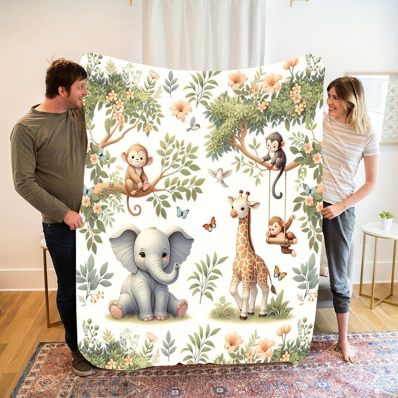 Kocyk dla niemowląt VIKAMA z m – Baby Nursery Giraffe recenzja i cena