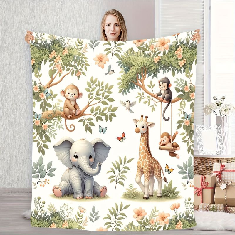 Kocyk dla niemowląt VIKAMA z m – Baby Nursery Giraffe recenzja i cena