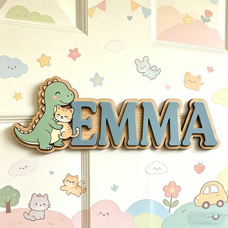 Urocza tabliczka z imieniem z  – Baby Name Wall Art recenzja i cena