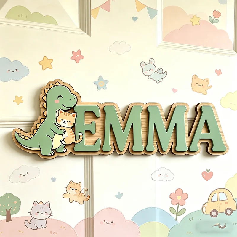 Urocza tabliczka z imieniem z  – Baby Name Wall Art recenzja i cena