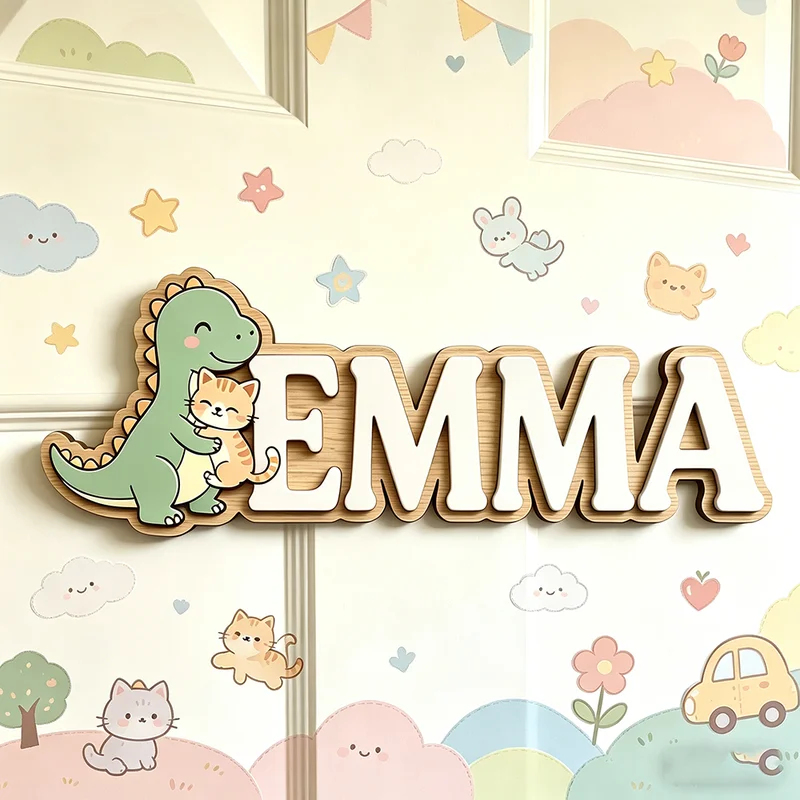 Urocza tabliczka z imieniem z  – Baby Name Wall Art recenzja i cena
