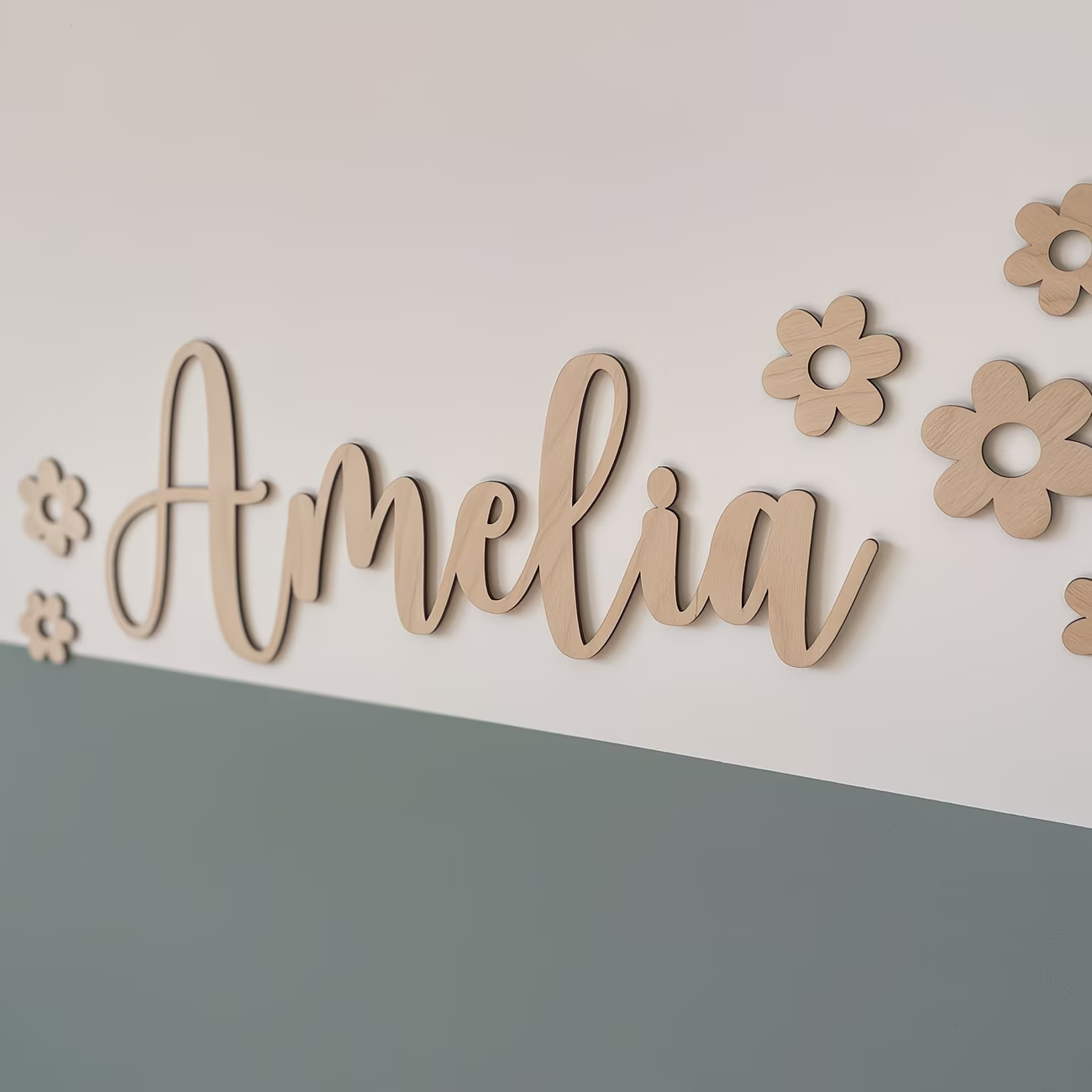 1 szt. Personalizowana drewnia – Baby Name Wall Art recenzja i cena
