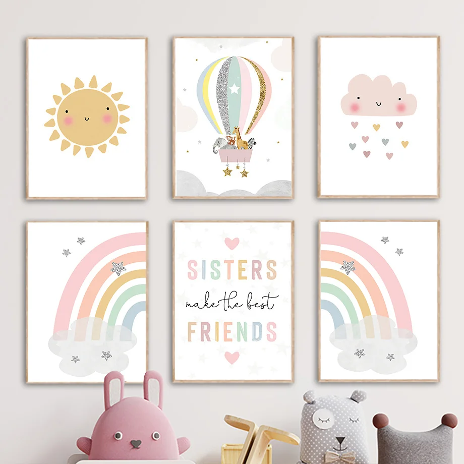 Żyrafa Słoń Balon Słońce Tęcza – Baby Nursery Giraffe recenzja i cena