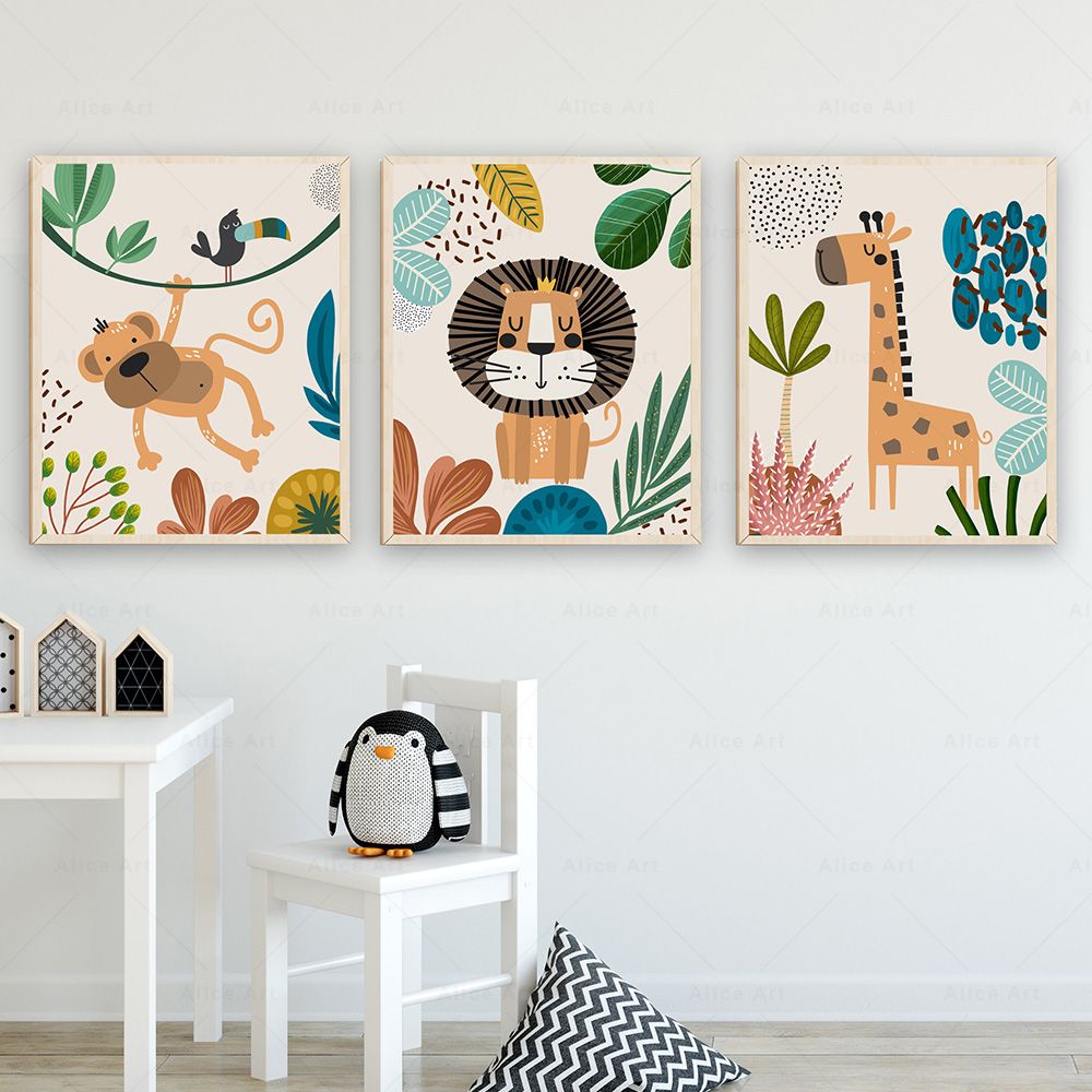 Plakaty do pokoju dziecięcego  – Baby Nursery Giraffe recenzja i cena
