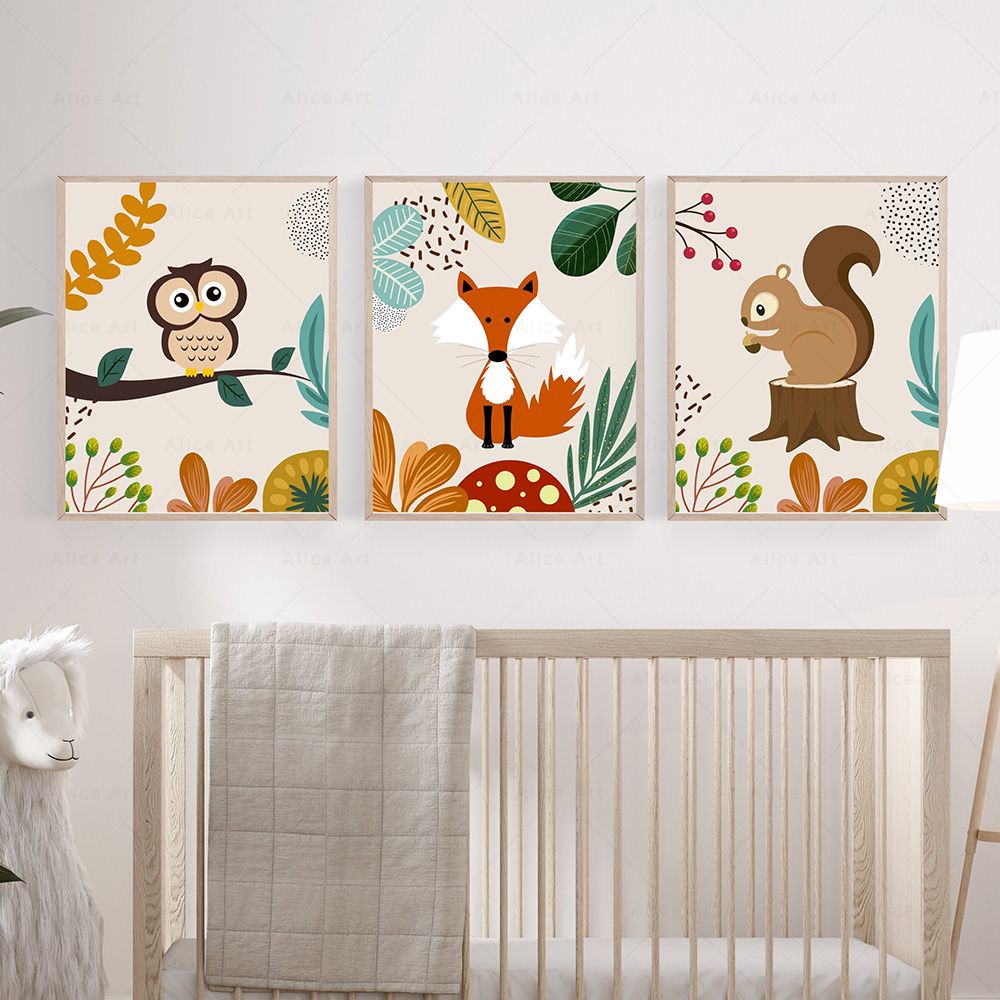 Plakaty do pokoju dziecięcego  – Baby Nursery Giraffe recenzja i cena