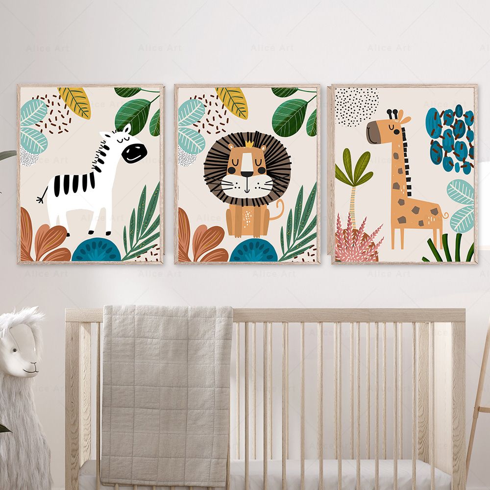 Plakaty do pokoju dziecięcego  – Baby Nursery Giraffe recenzja i cena