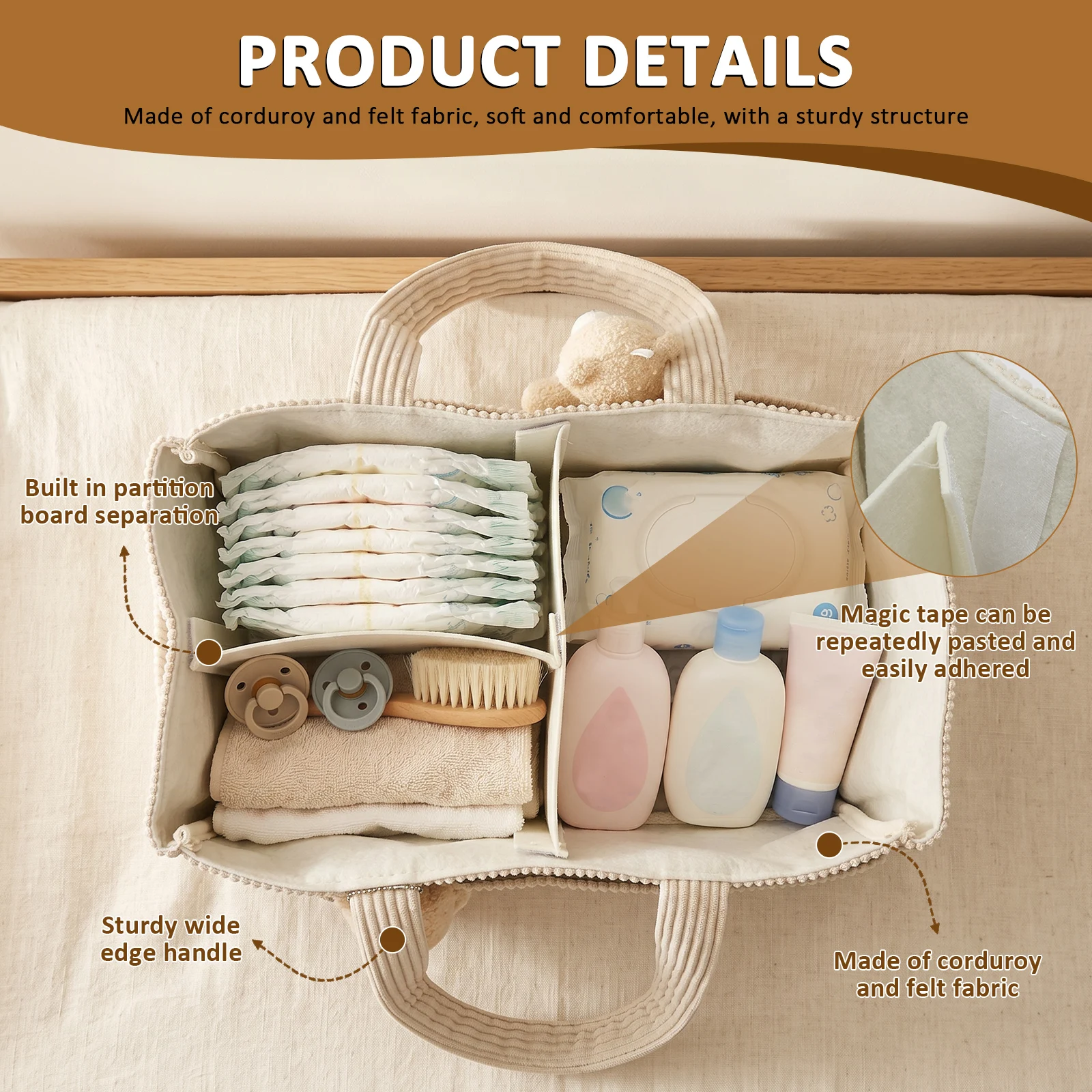 Przenośna torba podróżna dla m – Diaper Caddy Organizer recenzja i cena