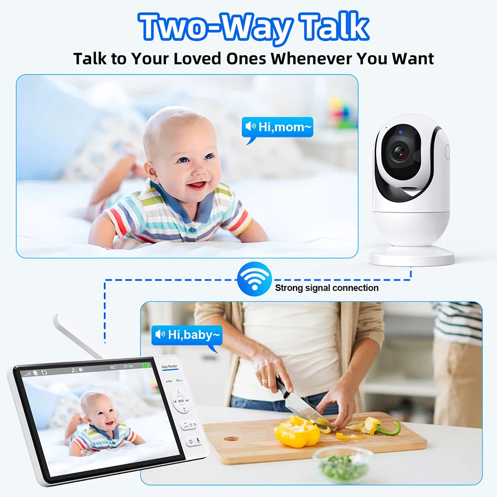 Niemasz WiFi 7-calowy Niania E – Baby Monitor Split Screen recenzja i cena