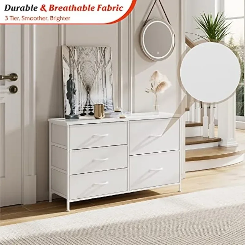Biała komoda do sypialni z 5 s – Baby Nursery Chest Of Drawers recenzja i cena