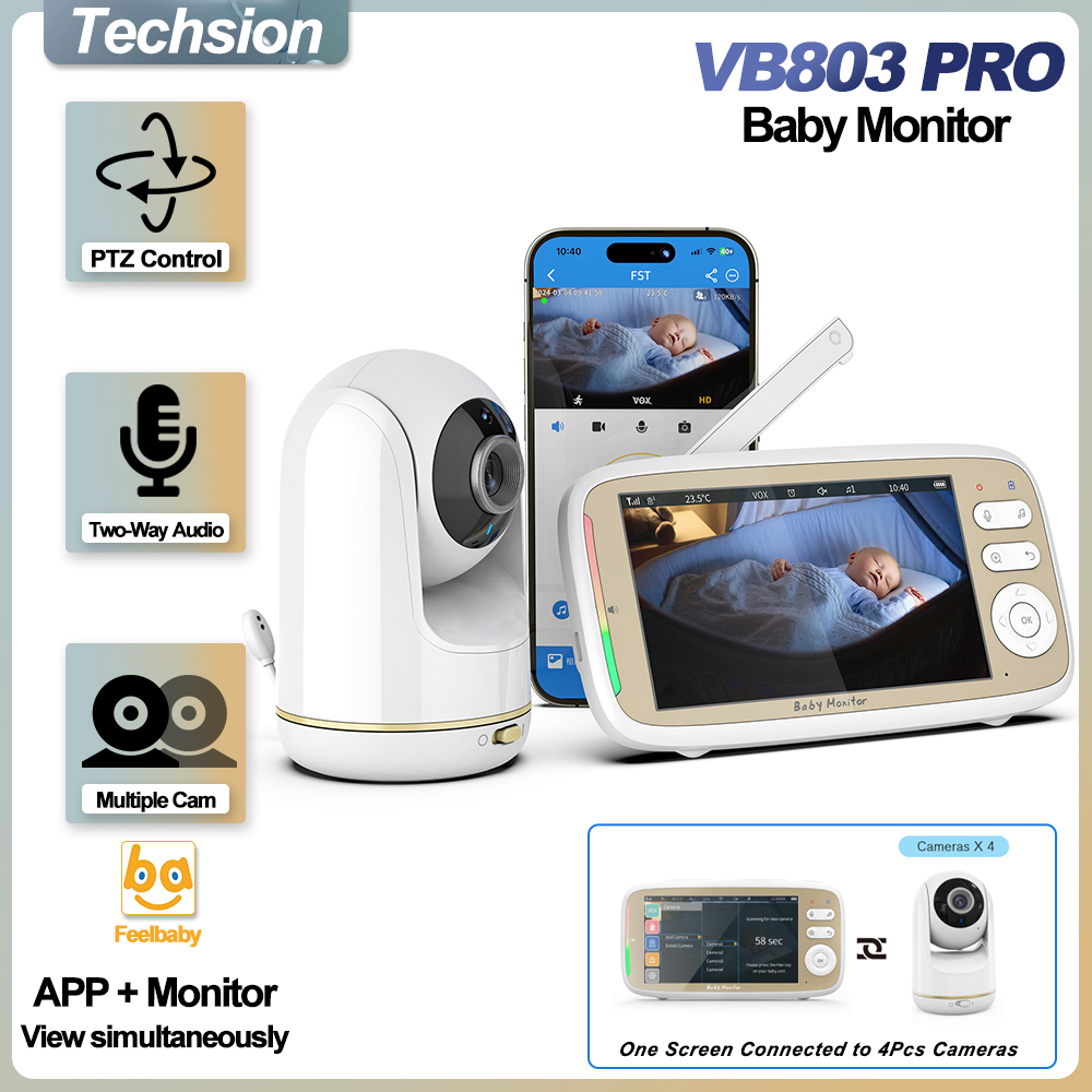 Kamera monitorująca dziecko VB – Baby Monitor Split Screen recenzja i cena