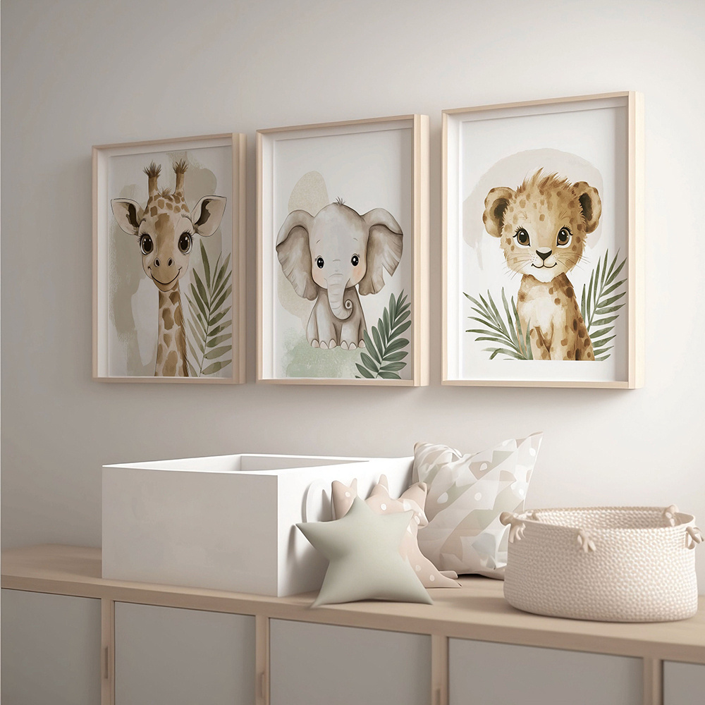 Żyrafa Słoń Leopard Zwierzęta  – Baby Nursery Giraffe recenzja i cena