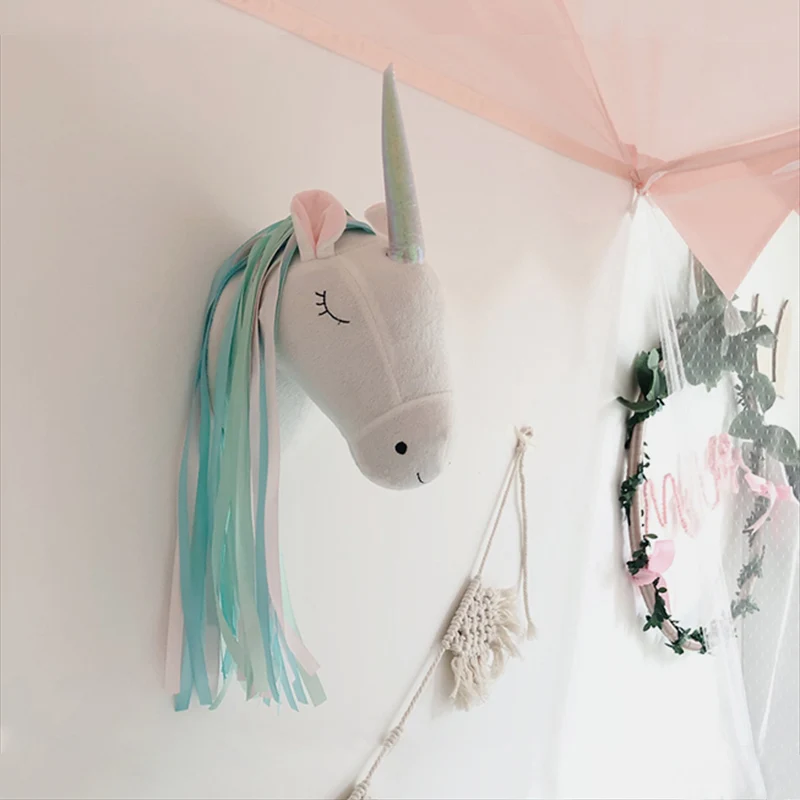 Pluszowa Głowa Jednorożca - Oz – Baby Nursery Hanging Decor recenzja i cena
