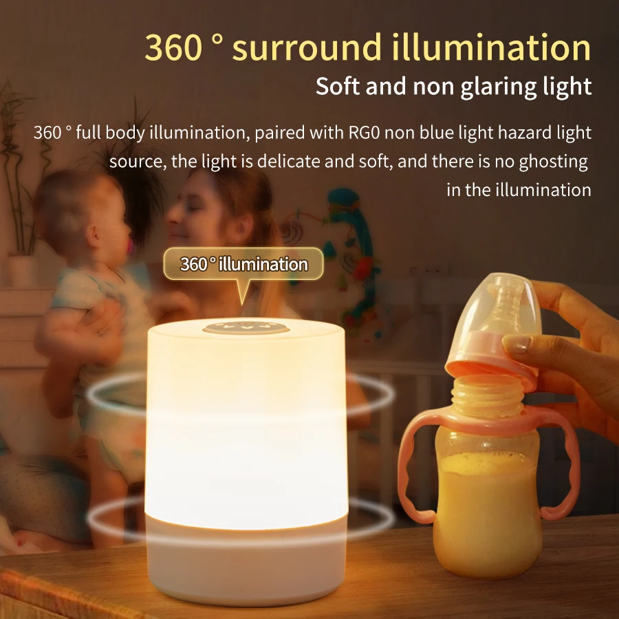 Ładowalna lampka nocna LED z p – Baby Nursery Table Lamp recenzja i cena