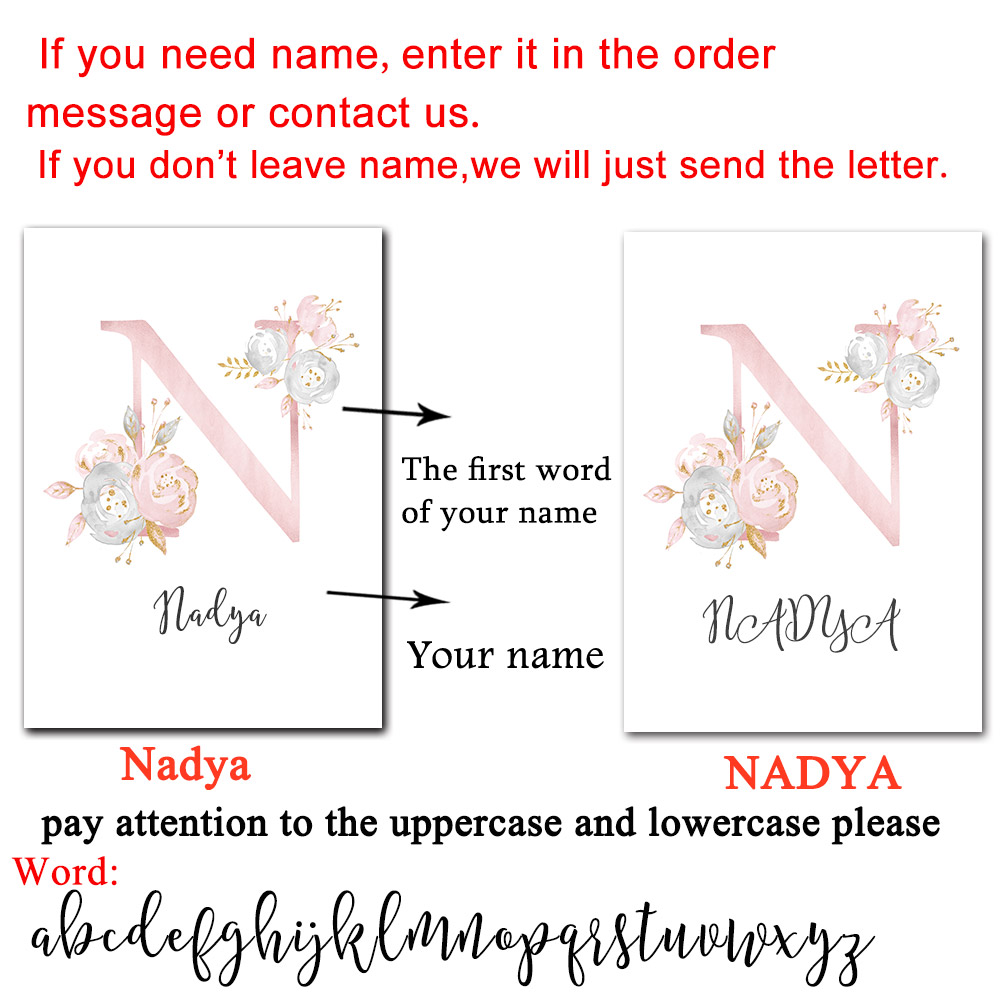 „Płatki dla dzieci Spersonaliz – Baby Name Wall Art recenzja i cena