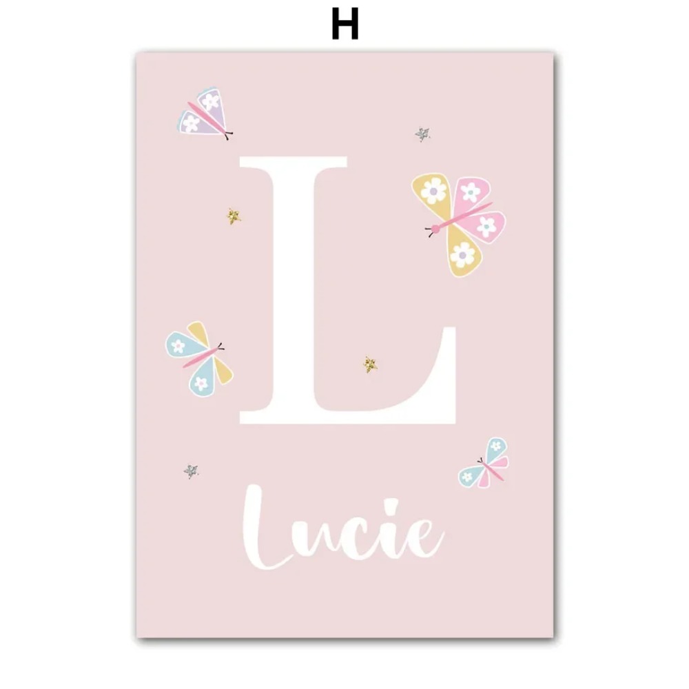 Różowy Jednorożec Królik Tęcza – Baby Name Wall Art recenzja i cena