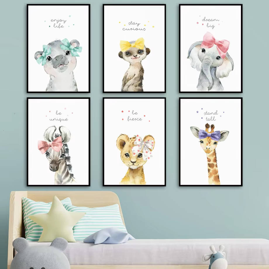 Lew Zebra Żyrafa Słoń Hipopota – Baby Nursery Giraffe recenzja i cena