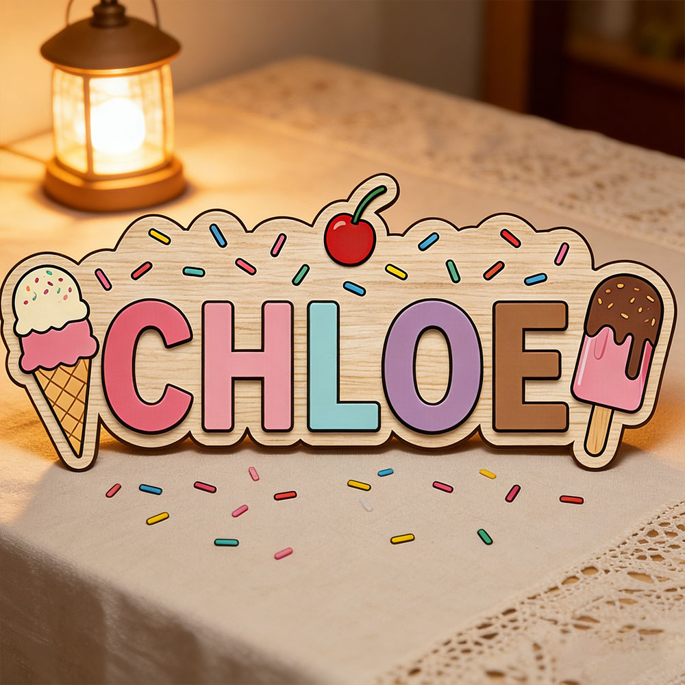 Drewniany znak z imieniem na z – Baby Name Wall Art recenzja i cena