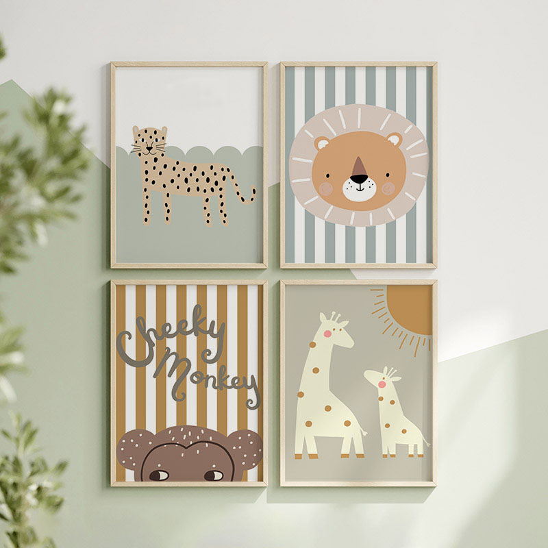 Obrazy na płótnie, plakaty i w – Baby Nursery Giraffe recenzja i cena