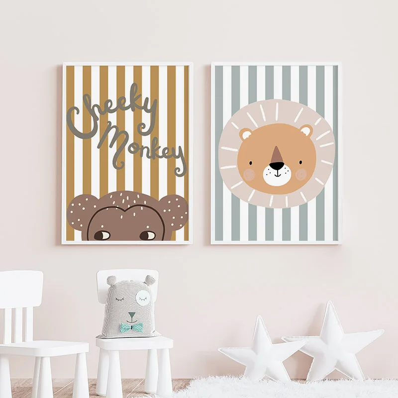 Obrazy na płótnie, plakaty i w – Baby Nursery Giraffe recenzja i cena