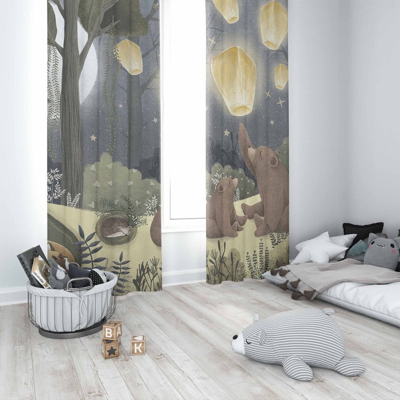 Zasłony do pokoju dziecięcego  – Blackout Curtain Nursery recenzja i cena