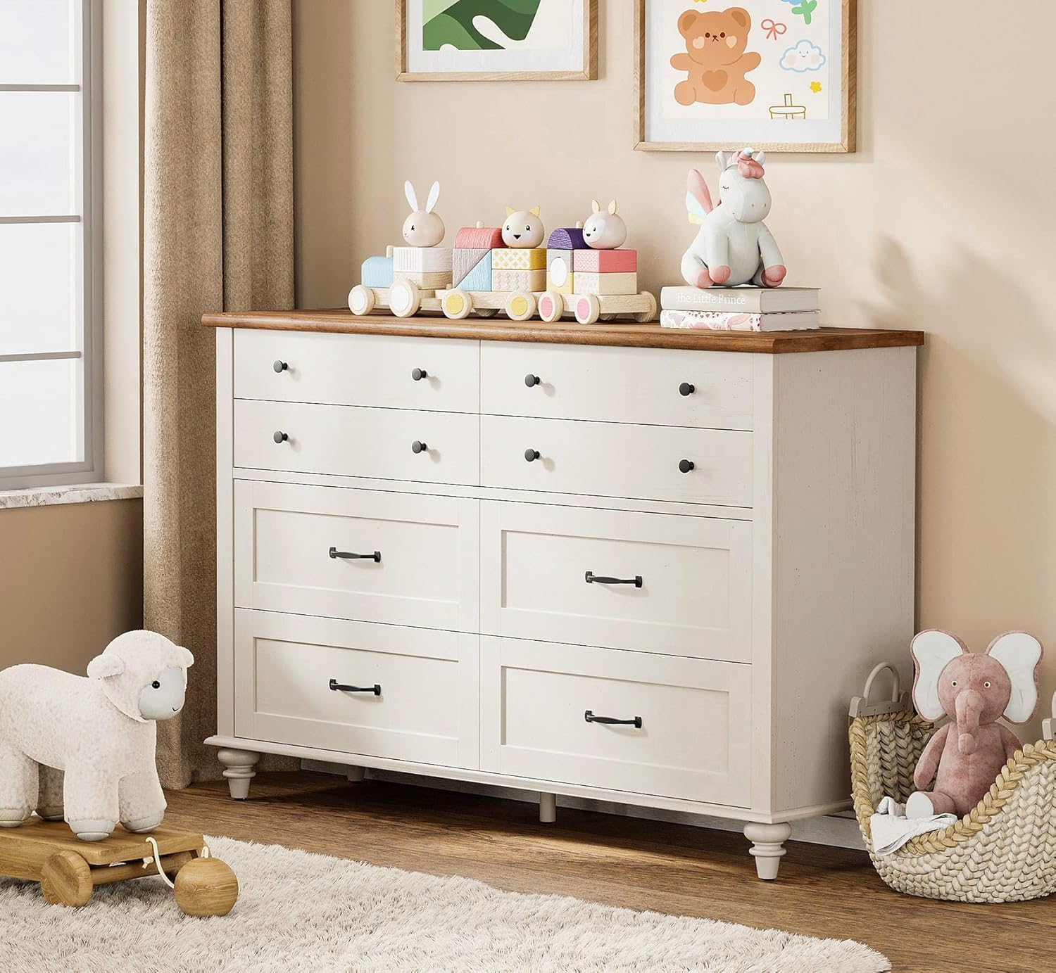 Nowoczesna komoda dziecięca z  – Baby Nursery Chest Of Drawers recenzja i cena