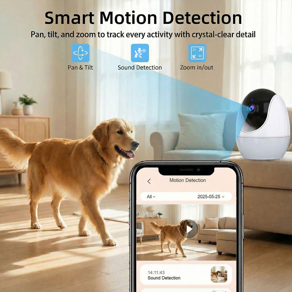 Kamera dla dziecka WiFi 1080P  – Baby Monitor Split Screen recenzja i cena