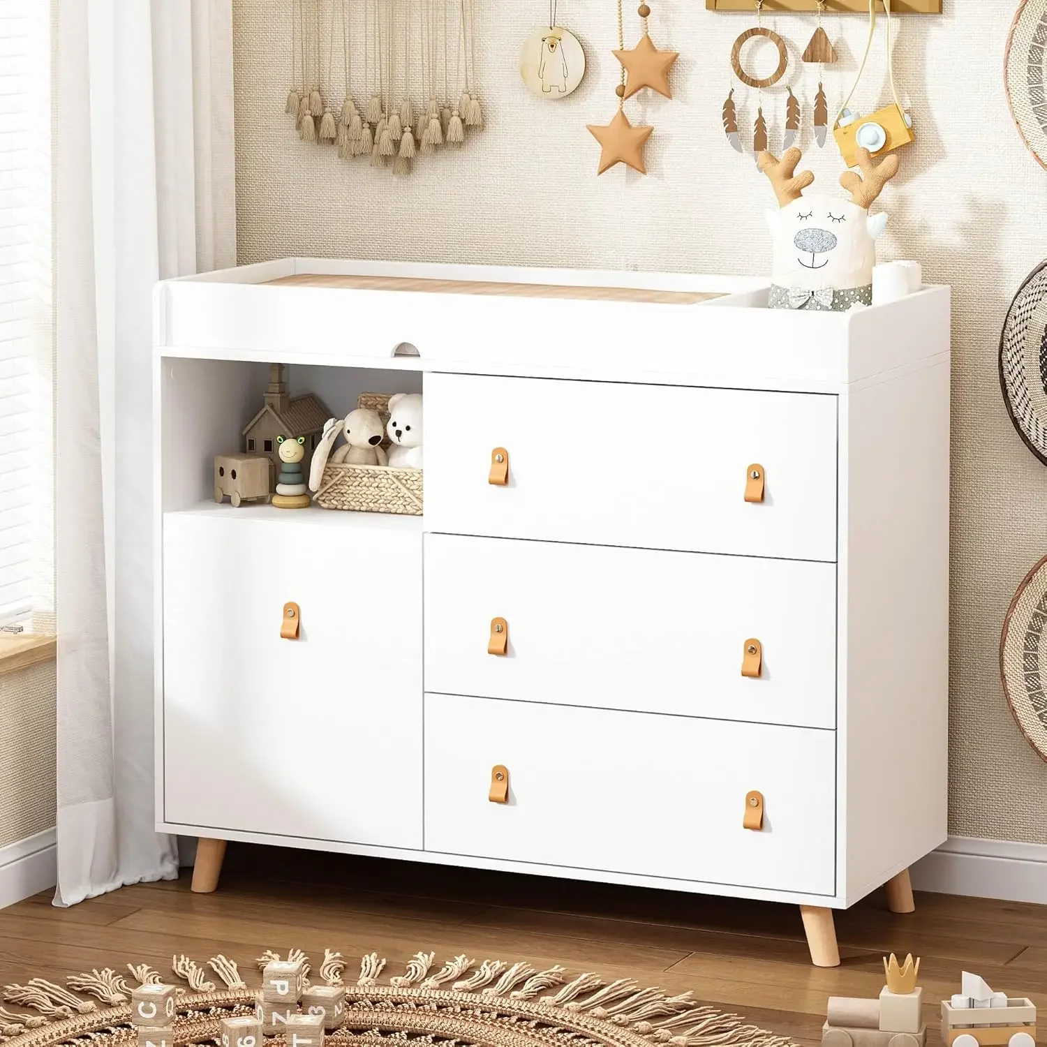 Komoda dla niemowląt z przewij – Baby Nursery Chest Of Drawers recenzja i cena