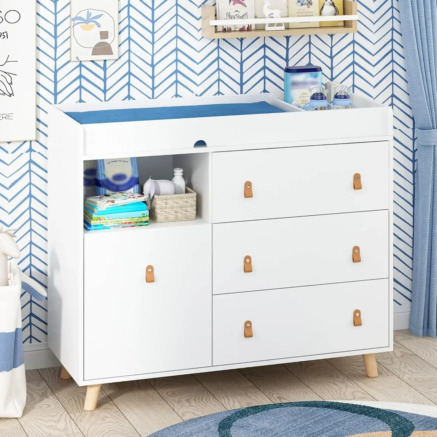 Komoda dla niemowląt z przewij – Baby Nursery Chest Of Drawers recenzja i cena