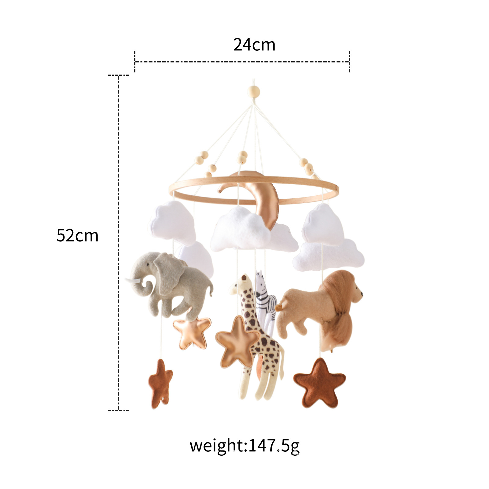 Gorąca sprzedaż Nordic Handmad – Baby Nursery Hanging Decor recenzja i cena
