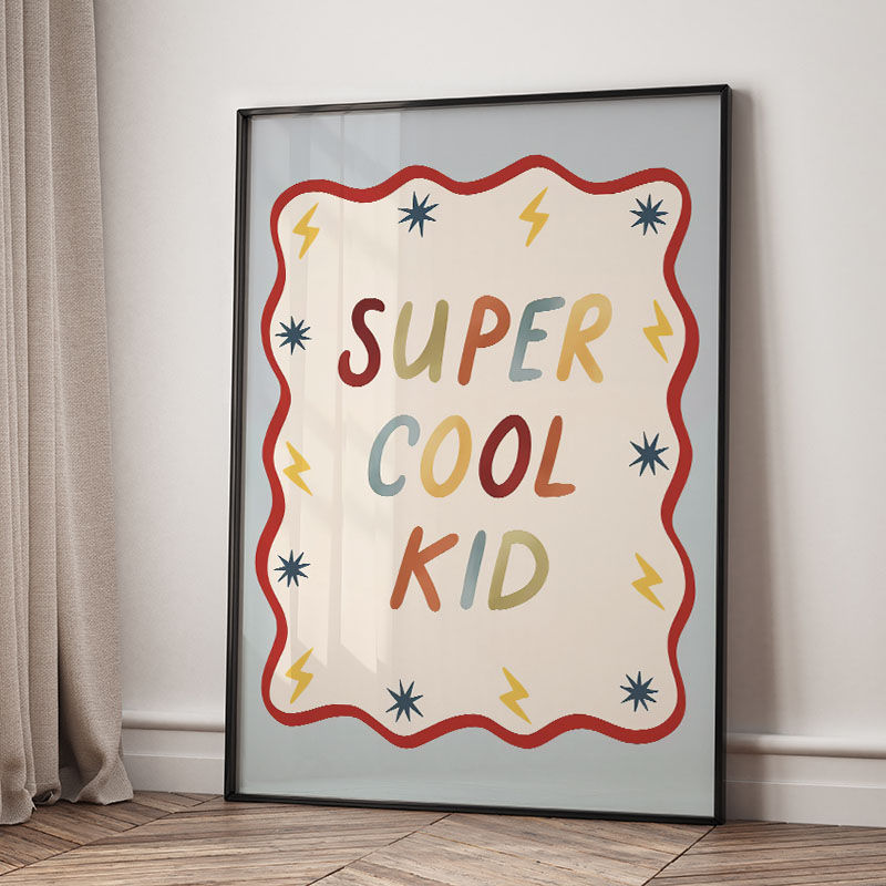 Zabawne Kreskówkowe Super Fajn – Baby Nursery Ideas recenzja i cena