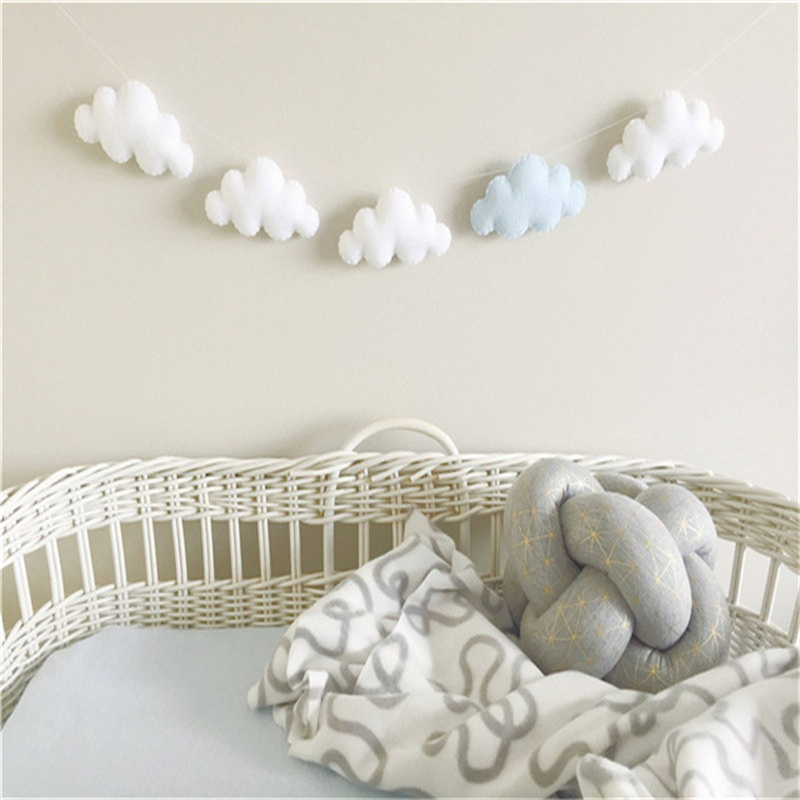 Nordic filcowe girlandy chmuro – Baby Nursery Hanging Decor recenzja i cena